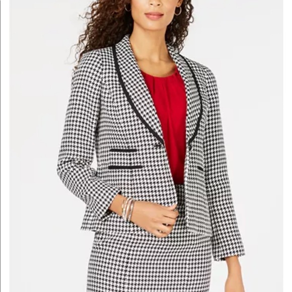 Kasper Jackets & Blazers - Houndstooth blazer